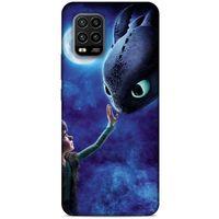 Xiaomi Mi 10 Lite Kılıf Dragons (40) Fit Silikon Kılıf Ejderha Takım Yıldızı