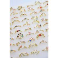 12'li Karışık Prenses Yüzük Seti - Altın