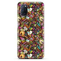 Graffitix (18) Desenli Silikon Kapak Alcatel 3x 2020 Kılıf