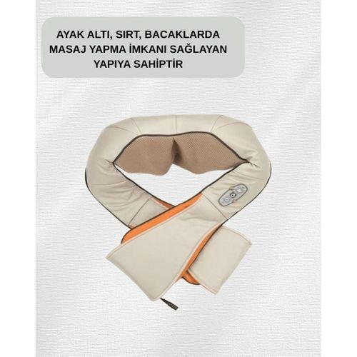6 Başlıklı Isıtmalı Masaj Cihazı – Tüm Vücut İçin Derin Kas Masajı