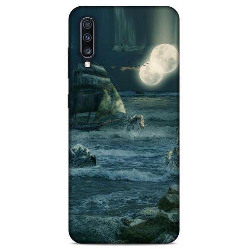 Lopard Samsung Galaxy A70 Uyumlu Kılıf Manipülasyon ☻ (13) Silikon Kap Baskılı