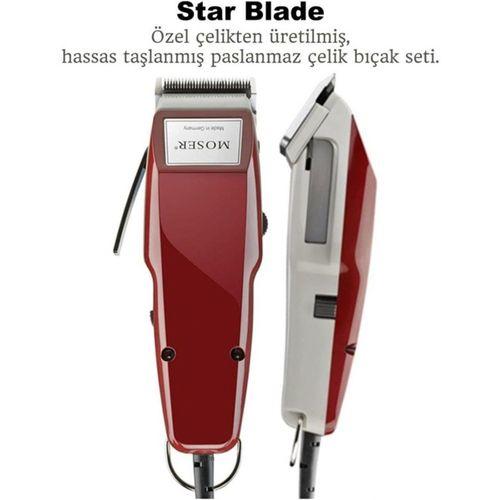 Moser 1400-0050 Saç Tıraş Makinesi ve Tarak Seti