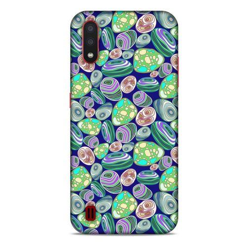 Samsung Galaxy A01 Kılıf Baskılı Özel Seri Taşlı (15) Antişok Kılıf