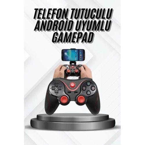 Yeni Nesil X3 Gamepad Android Uyumlu Telefon Tutucu Özellikli Joystick