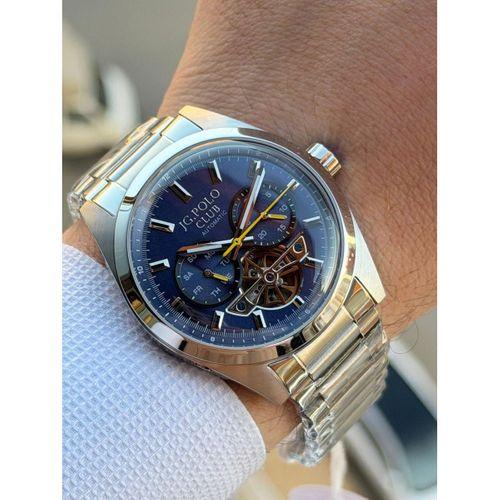 JG.Polo Club Otomatik Mekanizma İtalyan Tasarım Bileklik 5Atm Suya Dayanıklı Erkek Kol Saati 04102.2