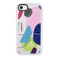iPhone 7 Art Design Candy Bumper Silikonlu Telefon Kılıfı