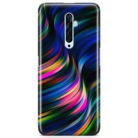 Oppo Reno2 Z 2019 Kılıf Boya Dalgası Arka Kapak Koruma Desenli Full Koruyucu