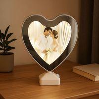 Led Işıklı Kalpli Sihirli Ayna