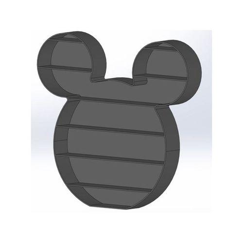 Kapı Süslü Mickey Rafı 3D Baskı (Bu ürün Sadece Plastik parçadır - Almadan Önce Soru Sorabilirsiniz)