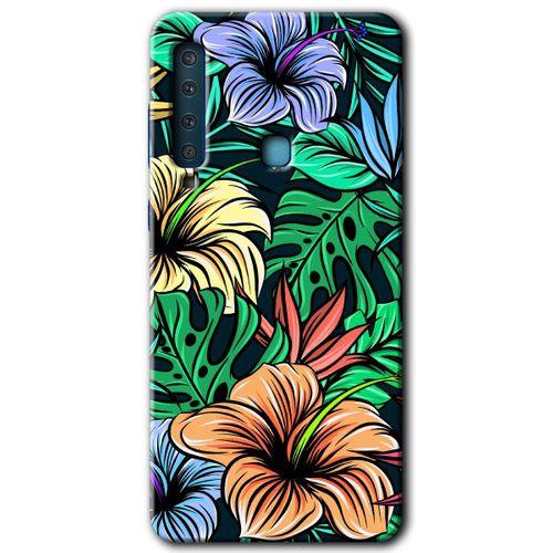 Samsung Galaxy A9 2018 Kılıf HD Desen Baskılı Arka Kapak - Hibiscus Flowers