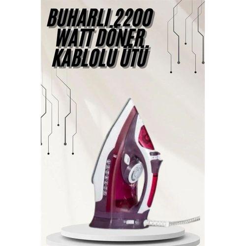 Modern Tasarım 2200w Dayanıklı Buharlı Seramik Kaplama Ütü