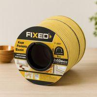 Kapı Pencere D-Profil Fitil 9x6 mm Kahverengi 100 m