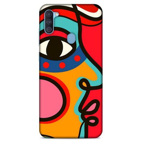 Lopard Samsung Galaxy A11 Uyumlu Kılıf Soyut Sanat (9) Baskılı Kılıf