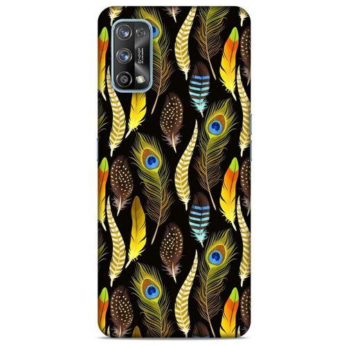 Oppo Realme 7 Pro Kılıf Desenli Özel Seri Tüyler (7) Telefon Kılıfı