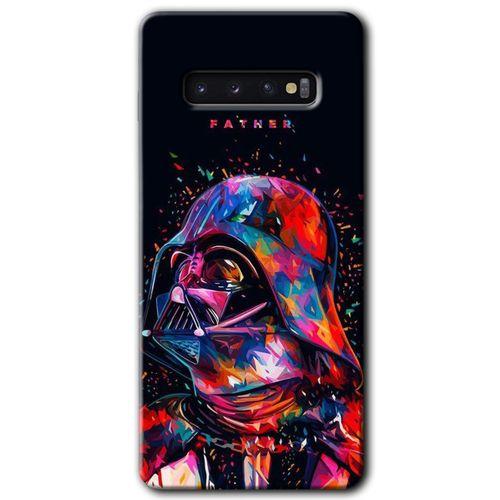 Potkal Hediye Fabrikası Samsung Galaxy S10 Kılıf HD Desen Baskılı Arka Kapak - Father Vader
