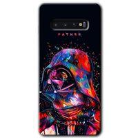 Potkal Hediye Fabrikası Samsung Galaxy S10 Kılıf HD Desen Baskılı Arka Kapak - Father Vader