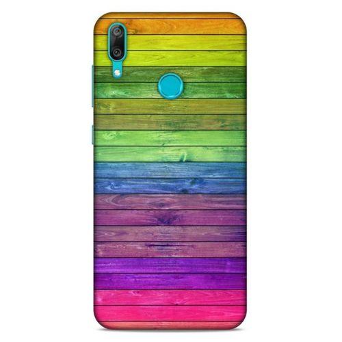 Lopard Huawei Y7 Prime 2019 Uyumlu Kılıf Wood'X (26) Tpu Silikon Kılıf Desenli