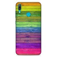 Lopard Huawei Y7 Prime 2019 Uyumlu Kılıf Wood'X (26) Tpu Silikon Kılıf Desenli