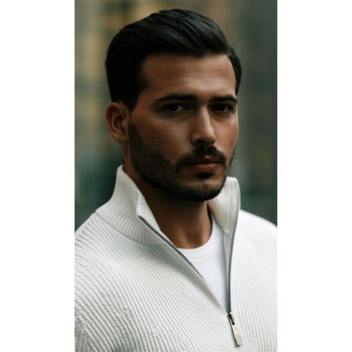 Erkek Balıkçı Zip Yaka Uzun Kollu Triko