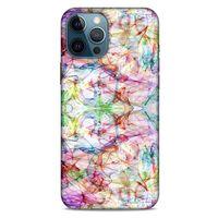 Apple iPhone 12 Pro Max Kılıf Pastel Renkler (12) Koruyucu Silikon Beyaz Mavi
