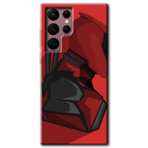 Galaxy S22 Ultra Kılıf HD Desen Baskılı Arka Kapak - DeadPool