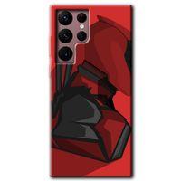 Galaxy S22 Ultra Kılıf HD Desen Baskılı Arka Kapak - DeadPool