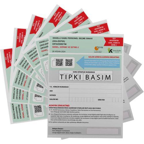 2026 EKPSS Ortaöğretim Genel Görme İşitme-2 ÖSYM Çıkmış Soru Tıpkı Basım 7li Kitapçık Deneme Paketi