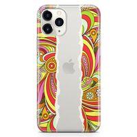 Apple iPhone 11 Pro Kılıf Şal Fular Arka Kapak Koruma Desenli Full Koruyucu