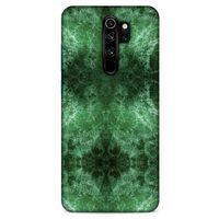 Mermer Desenli (12) Tema Koruyucu Silikon Yeşil Xiaomi Redmi Note 8 Pro Kılıf