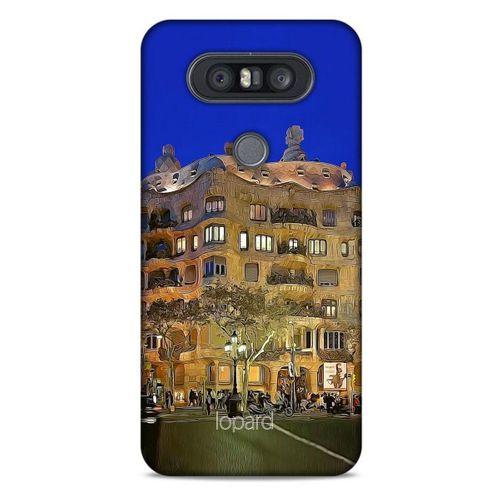 LG K41S - K51S Kılıf Dünya Mimarisi (28) Arka Kapak Casa Mila İspanya
