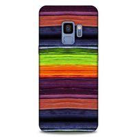 Lopard Samsung Galaxy S9 Uyumlu Kılıf Wood'X (27) Tasarımlı Kılıf Baskılı