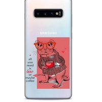 Zoologix (31) Samsung Galaxy S20 Ultra Şeffaf Kılıf Silikon Desenli