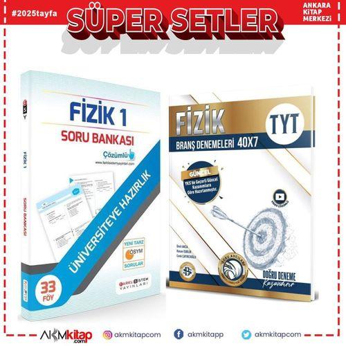 Farklı Sistem TYT Fizik Soru Bankası ve Bilgi Sarmal Deneme Seti 2 Kitap