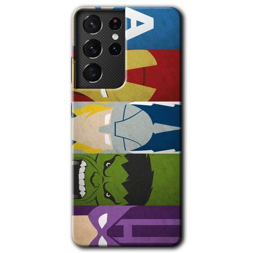 Samsung Galaxy S21 Ultra Kılıf HD Desen Baskılı Arka Kapak - Avengers-1
