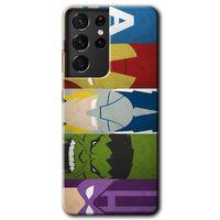 Samsung Galaxy S21 Ultra Kılıf HD Desen Baskılı Arka Kapak - Avengers-1