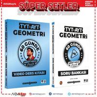 Mert Hoca TYT AYT 60 Günde Geometri Video Ders Kitabı ve Soru Bankası Seti 2 Kitap