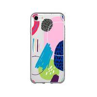 iPhone 8 Art Design Desenli Premium Şeffaf Silikon Kılıf
