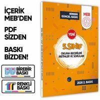 2026 5 Sınıf Maarif SİSTEM MEB Yardımcı Kaynakları Okuma Becerileri Kitabı BASKI ÜCRETİ