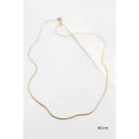 Yılan Zincir Kolye - 60cm - Altın