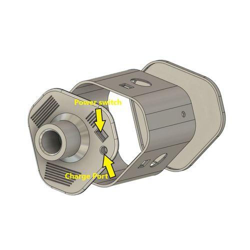 360 Hayvan Kovucu Yanıp Sönen ve Sesli WIFI Özellikli 3D Baskı (Bu ürün Sadece Plastik parçadır - Almadan Önce Soru Sorabilirsiniz)