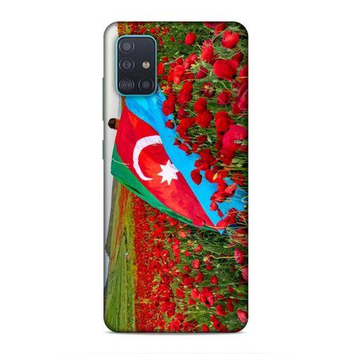 Samsung Galaxy A51 Uyumlu Kılıf Azarbaijan (8) Baskılı Kılıf Azərbaycan Lale