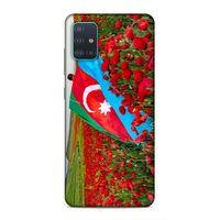 Samsung Galaxy A51 Uyumlu Kılıf Azarbaijan (8) Baskılı Kılıf Azərbaycan Lale