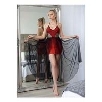 Bordo Şifon Fantezi Gecelik - M071