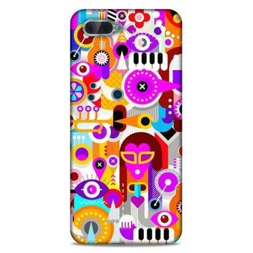 Lopard Oppo Rx17 Neo Uyumlu Kılıf Soyut Sanat (20) Desenli Koruyucu Kılıf