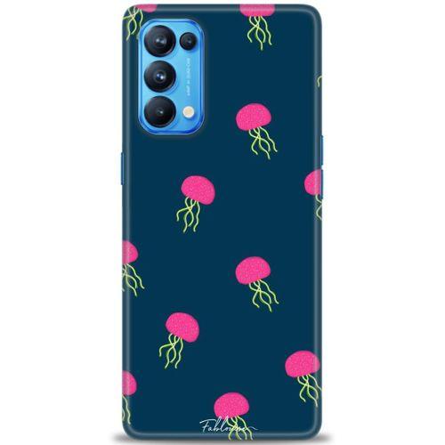 Oppo Reno 5 Pro Kılıf HD Baskılı Kılıf - Ahtapotlar + Tam Ekran Koruyucu