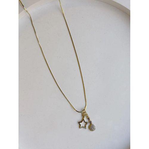 Xuping Yıldız Charm Kolye - Altın