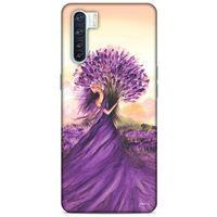 Y.Liva-2021 Özel Seri Lavanta Oppo A91 Kılıf Silikon Kapak