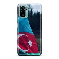 Xiaomi Redmi Note 10 5G Uyumlu Kılıf Azarbaijan (38) Neo Hybrid Kılıf Bayrak Kadın