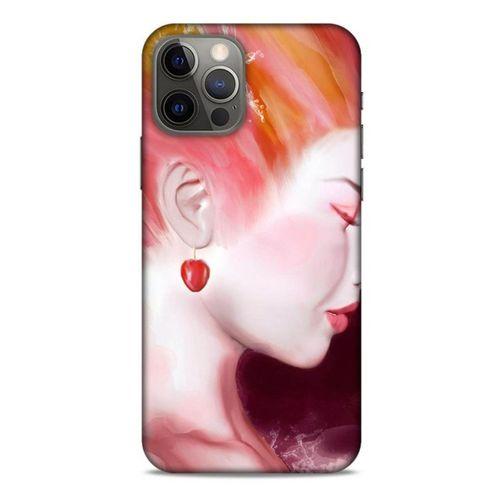 Apple iPhone 12 Pro Uyumlu Kılıf Pembe Delisi (26) Tpu Silikon Kılıf Kiraz
