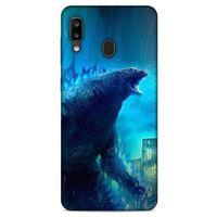 Samsung Galaxy A20 Kılıf Dragons (33) Hybrid Kılıf Godzilla
